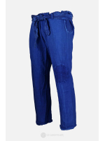 Mittelalterliche Hose "Buri" Blau Seite Mittelalterliche Hose "Buri" Blau Seite